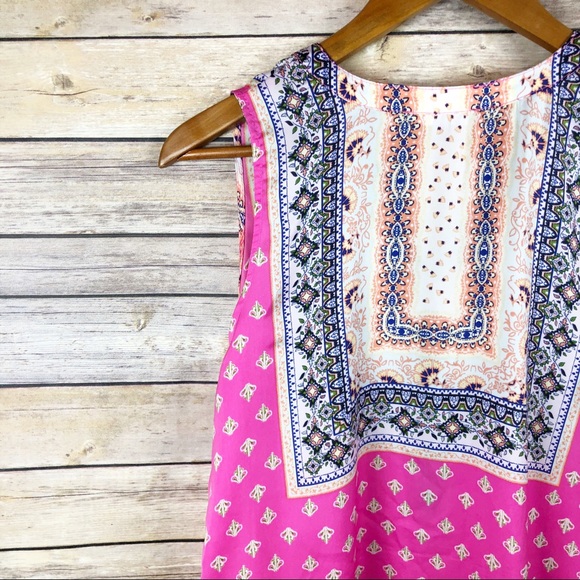 Stitch Fix Brixon Ivy Walton Floral Mix Print Top - Picture 6 of 7